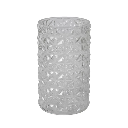 Lucide CORALIE - Verrerie - Ø 12 cm - Transparent - allumé